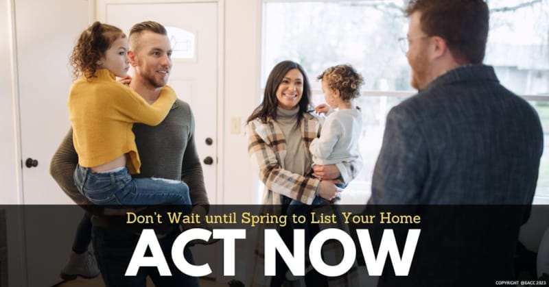 Don't wait until Spring to market your home!