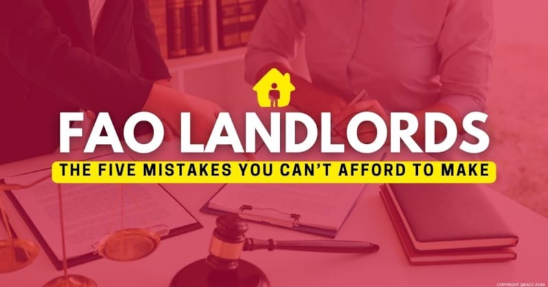 Five Common Mistakes Landlords make